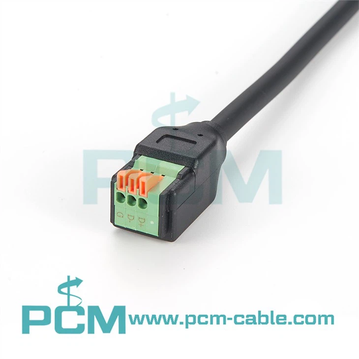 RJ45 to 3 Pin Spring Terminal Adapter Block Converter