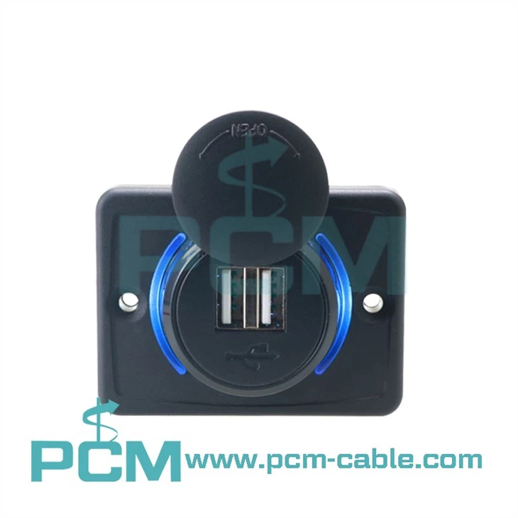 Automobilski modificirani dvostruki USB punjač 5V 3.1A auto punjač