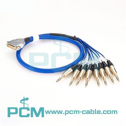 DB25 do 8 TRS Tascam kompatibilan kabel