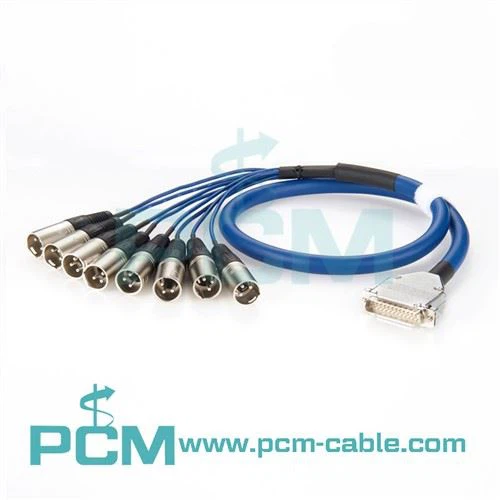 DB25 do 8 XLR muški kabel