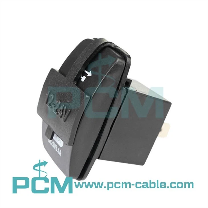Universal Rocker Style Car USB Charger (6)