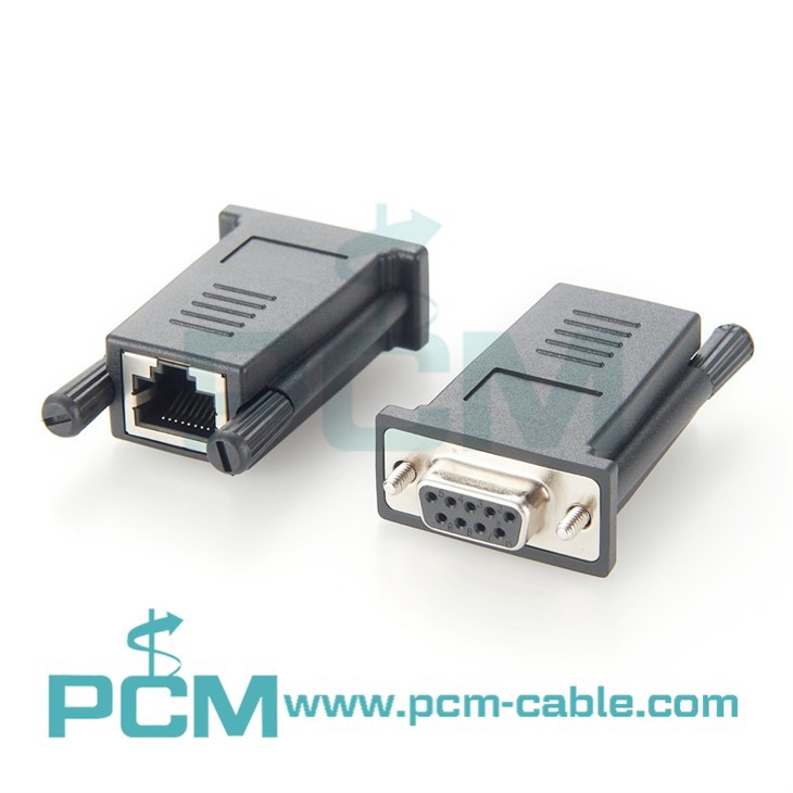 DB9 ženski na RJ45 ženski serijski adapter za modularnu konzolu