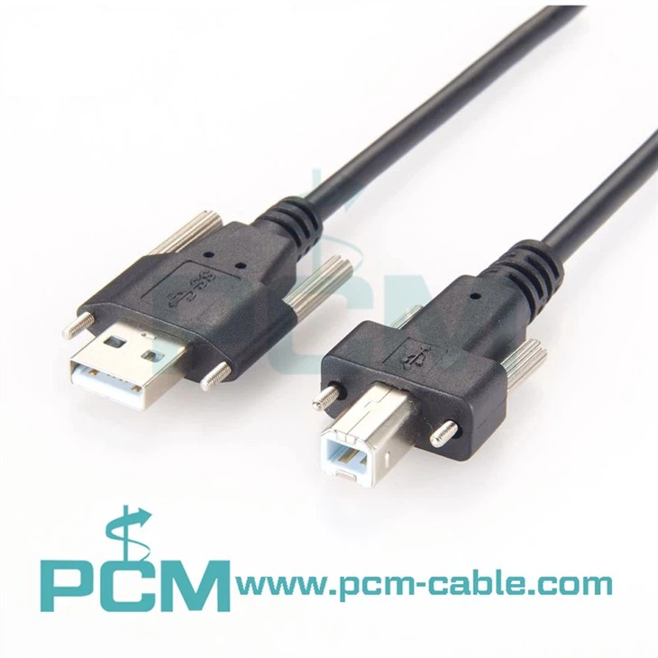 Screw Lock USB 2.0 Kabel visoke brzine A do B