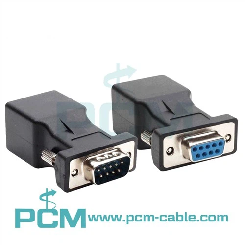 DB9 RS232 ženski na RJ45 ženski adapter