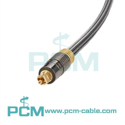 Digitalni optički audio Toslink kabel Pozlaćeni optički muški kabel