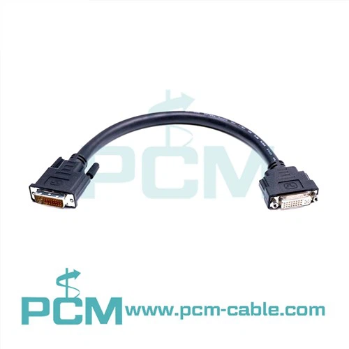 DVI muški-ženski digitalni plosnati portSaver kabel