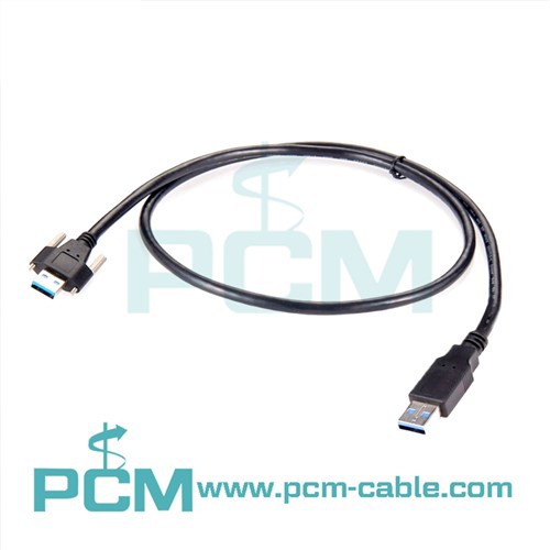 Vijčana brava USB 3.0 tip A za tip A kabel