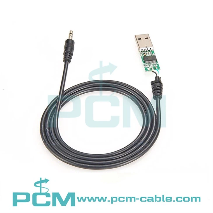 USB na UART kabel podržava 3,3 V UART signale 3,5 mm audio utičnica