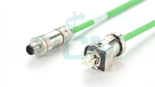 RJ45 to M12 cables for servo motors PROFINET EtherCat DRIVE CLiQ Signal Cable RJ45 To M12 RJ45 to M12 cables for servo motors PROFINET EtherCat DRIVE CLiQ Signal Cable RJ45 To M12