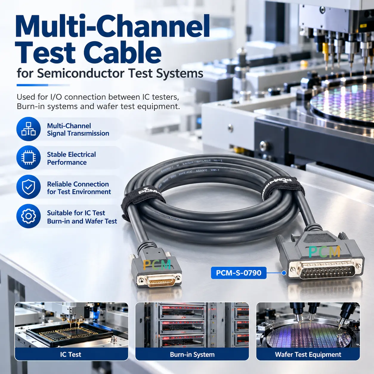 Micro DB25 na DB25 kabel