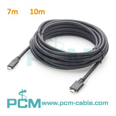 USB C aktivni kabel USB 3,1 C do C kabela s zaključavanjem vijaka