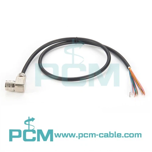 M16 kabel pokretača s 19 pinova pod pravim kutom