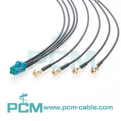 MATE AX JACK do 4 SMA utikača RF kabel kabela s DACAR 462