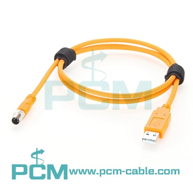 FLEXI SOFT Safety PLC Programming Cable USB to M8 4 Pin